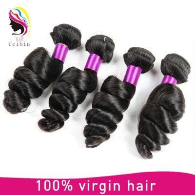 Wholesale 8A Remy Brazilian Human Hair Loose Wave Hair Bundle