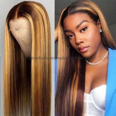 Highlight Wig Human Hair 13X4 Lace Frontal Wig Brazilian Quality Wig 40inch HD Lace Frontal Wig