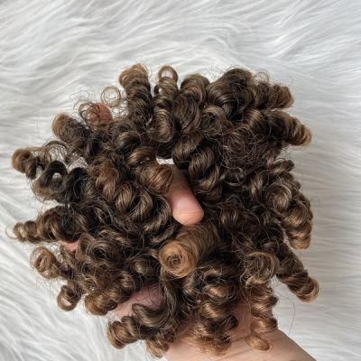 Kinky Curly Drawstring Ponytails Synthetic Hair Bun