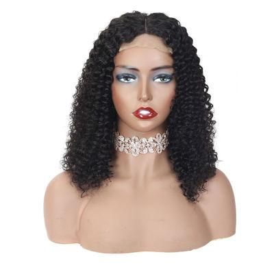 Kinky Lace Brazilian Curly Extension and Front Wigs Burgundy Bundles Mannequin Afro Bulk Natural Clip Ins Blend Human Hair Wig