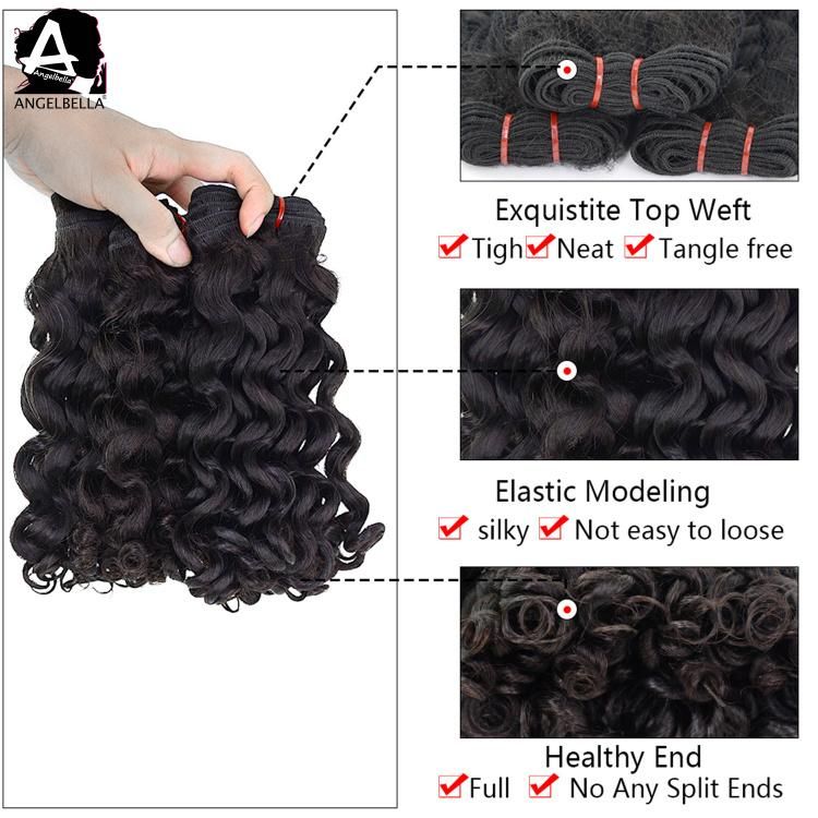 Angelbella Wholesale Raw Mink Brazilian Hair Dubai Water Loose Wave Human Hair Weaving