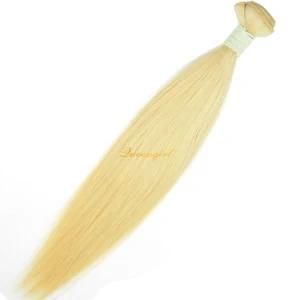 Cuticle Full Head Blond Human Hair Bundles 613 Straight 30inch Russian Hair Weaving