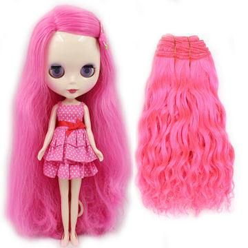 Cheap Doll Wig Hair Doll Mohair Type Angora Wefts Doll Top Selling Curly Angola Mohair Weft Hair