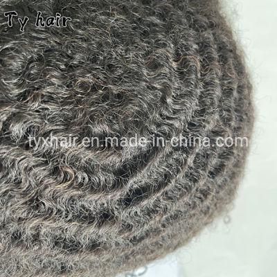 360 Wave Man Wave Unit Hair Replacement Men Wigs Real Wave Cut Down Unit Toupee for Black Men