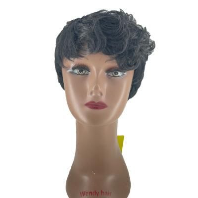 Wholesale Cheap Synthetic Short Hair for Black Women Fiber Hair