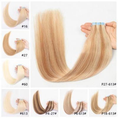 Straight Tape in Hair Extensions for Black Women Tape Adhesive