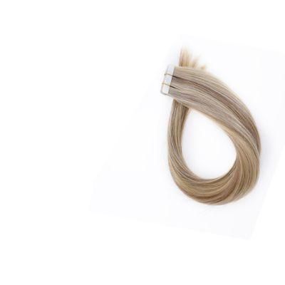 Hair for Woman Tape in Human Hair Extensions Double Drawn Adhesive Straight Hair Skin Weft 16&quot; 20&quot; 24&quot; 20PCS 40PCS for Choose