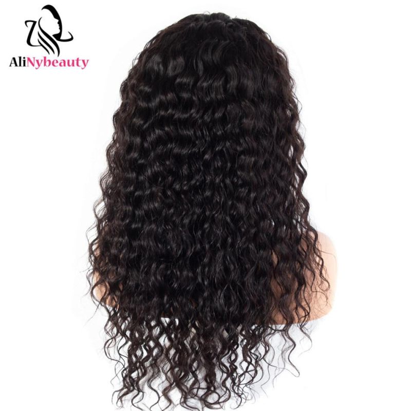 Wholesale Best Indian Human Hair Water Wave Lace Front Wig