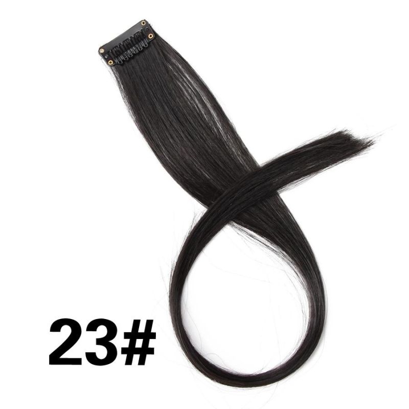 Synthetic Clip on Hair Extension 57color