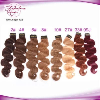 More Color Glueless Body Wave Brazilian 100% Human Hair Weft