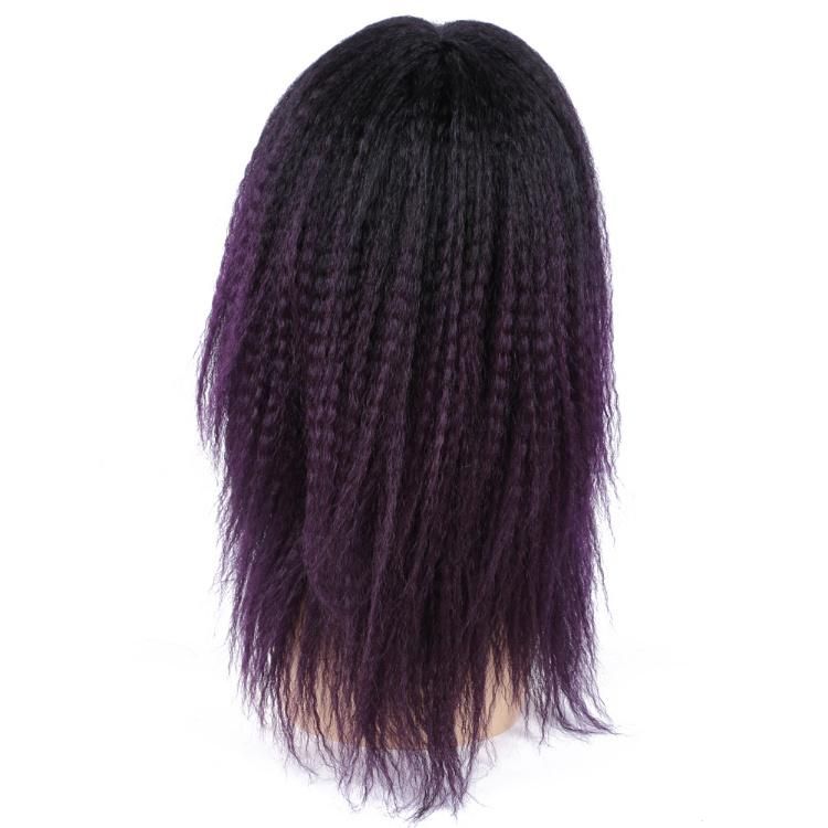 Wholesale Afro Kinky Yaki Straight Synthetic Hair Wigs