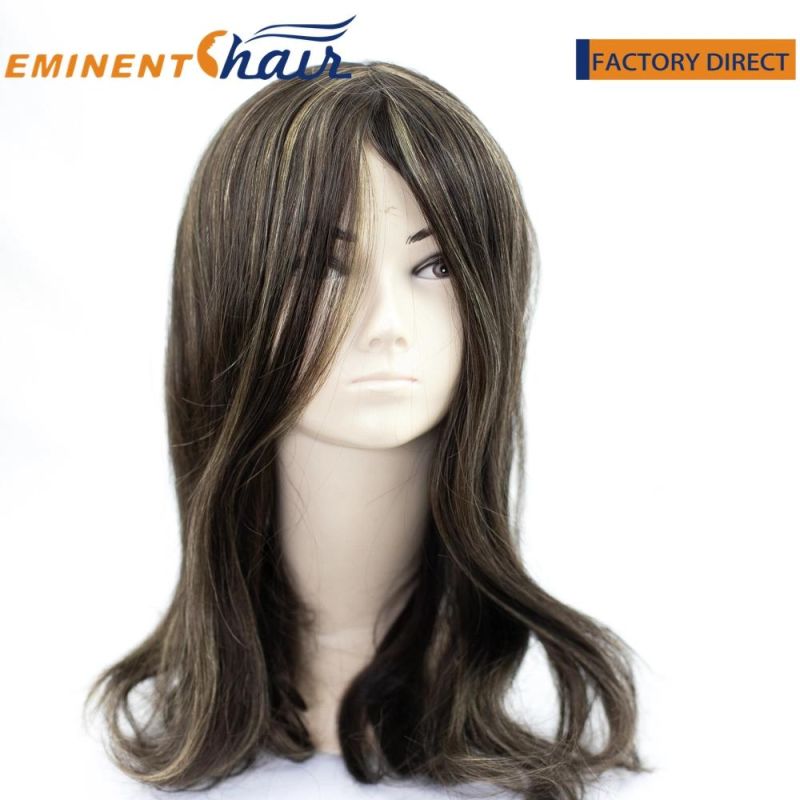 PU Knots Super Thin Skin High-Light Toupee for Women