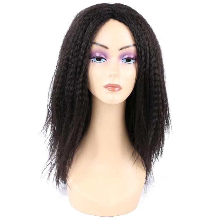 Wholesale Afro Kinky Yaki Straight Synthetic Hair Wigs