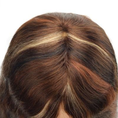 Women&prime;s Hair System Clear PU with Lace Window and Mono Lace Front