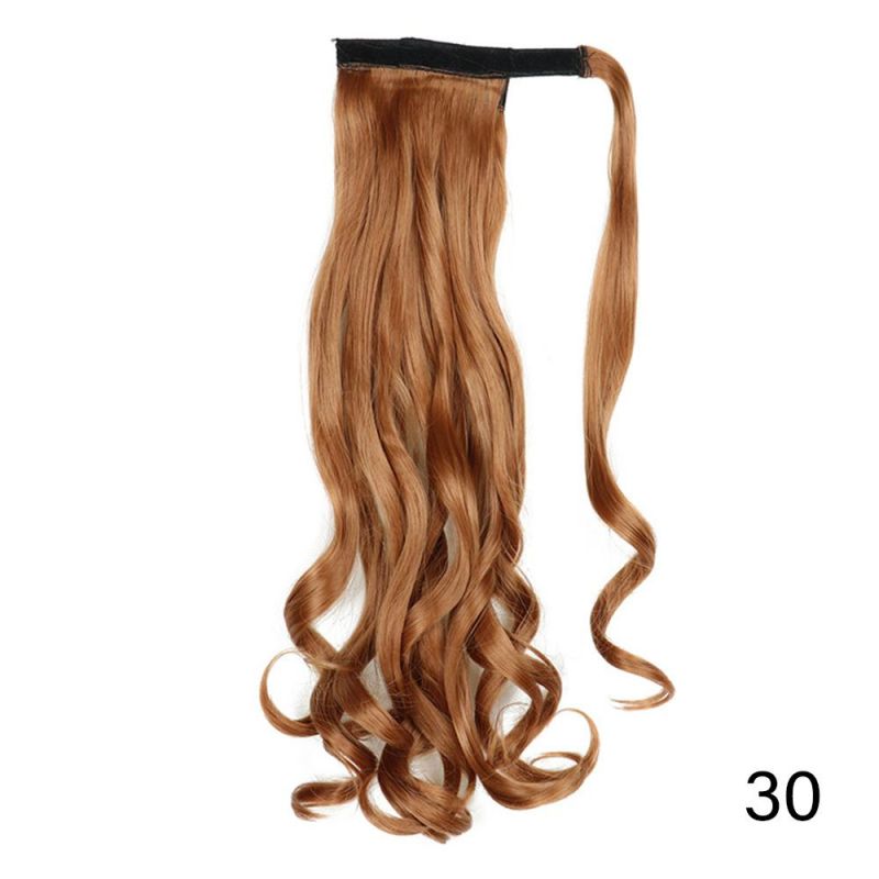 Heat Resistant Hair 22inch Wrap Around Pony Hairpiece for Women