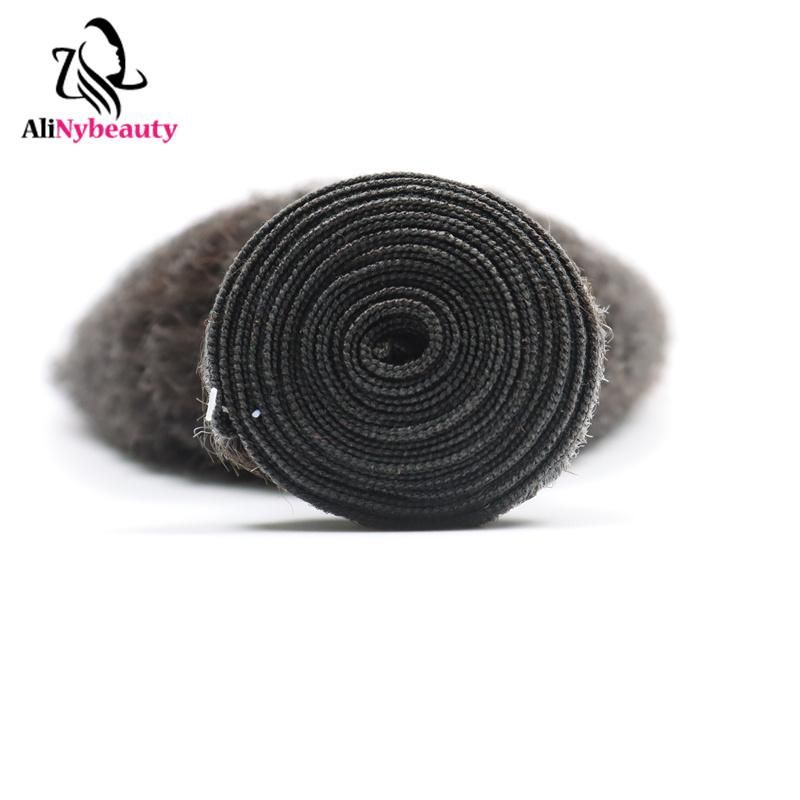 Alinybeauty Wholesale 100% Virgin Human Hair Cuticle Aligned Natural Color Bundle Yaki Straight Kinky Straight Hair Bundles