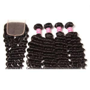 New Arrival Deep Wave Hair Bundles Human Hair Extensions No Shedding