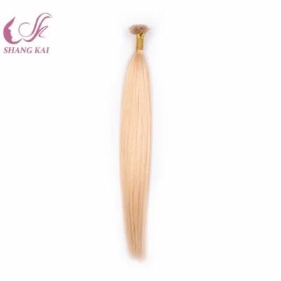 100% Virgin Remy Human Hair Blonde Color Russian Hair Nail Tip Hair Extension