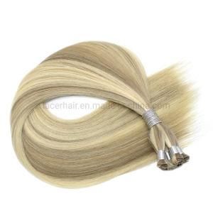 New Arriving More Invisible Thick End Soft Remy European Handtied Hair Weft Extensions