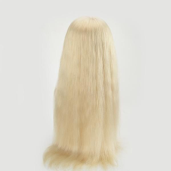 Custom Made Full French Lace Long Virgin Hair Natural Hair Toupee Wig