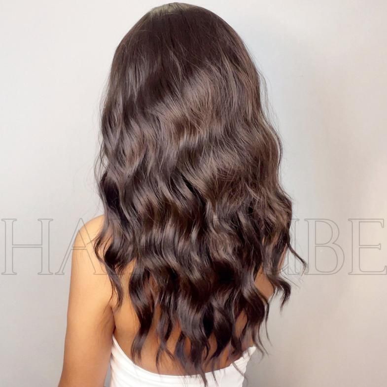 Freeshipping Synthetic Wigs Medium Brown Hair High-Temperature Daily Use Dropshipping Wholesale