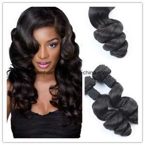 Wholesale High Quality 100% Human Hair Brazilian Remy Hair Loose Wave Hair Weaving