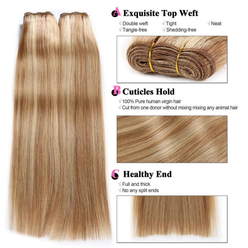 Brazilian Virgin Straight Hair Remy Human Hair Weft