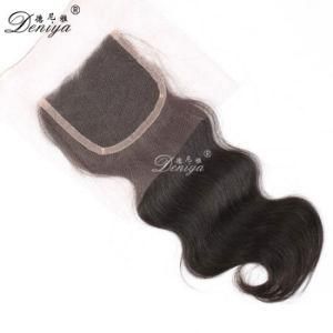 Fashion Natural Black Body Wave High Quality Virgin 100% Human Hair Toupee