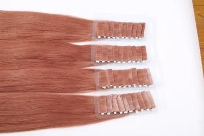 12&quot;-24&quot; 2.5g/PC Remy Human Hair Body Wave Tape in Hair Extensions Adhesive Seamless Hair Weft Blonde Hair 20PC