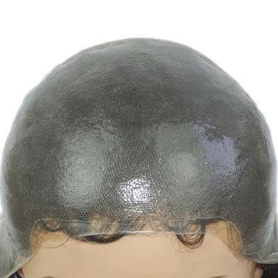 Transparent Skin Stretch Lace Hair 100% Human Natural Hair Replacement Systems for Women