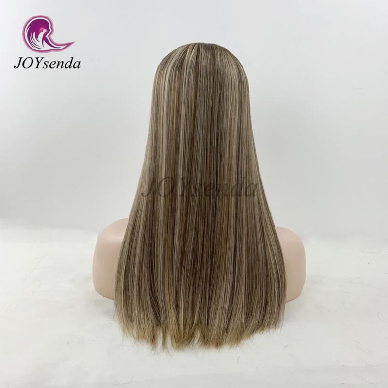 100% Virgin Human Hair Blonde Color Jewish Topper/Hair Pieces/ Hair Topper for White Women