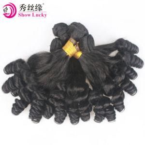 Top Quality 9A 100% Unprocessed Natural Virgin Remy Indian Human Hair Products Aunty Funmi Hair Curly Extension