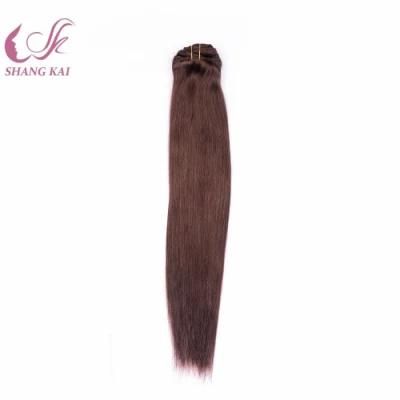 100 % Luxury Remy Human Cheap Double Drawn Russian Hair Clip in Hair Extensions