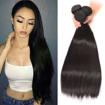 Beauty on Line Straight Brazilian Malaysian Hair Natural Black Color 100% Human Hair Weave Bundles Remy Hair 8-28 Inches