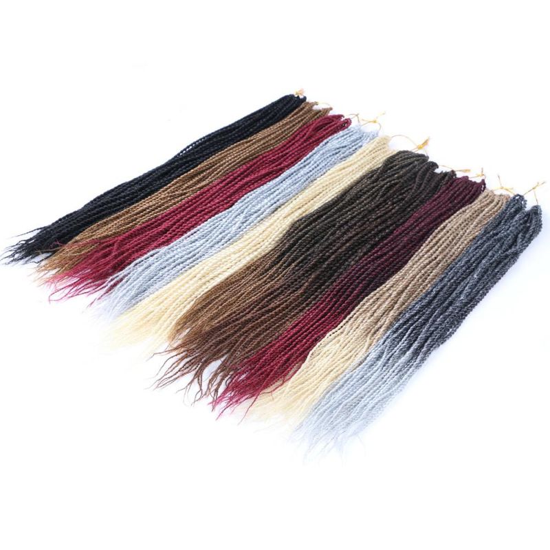 Ombre Red Kanekalon Senegalese Twist Braiding Hair Extension Dreadlocks Wholesale