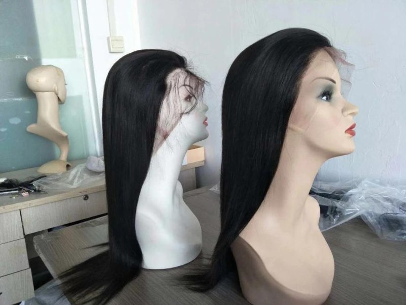 Cuticle Aligned Hair Soft Straight Human Hair Lace Wig
