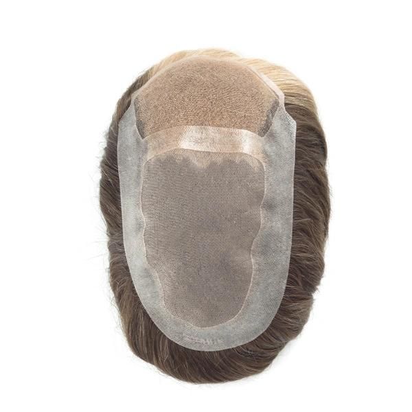 Mono PU Back Sides Lace Front with Dye After Front Hair Pieces