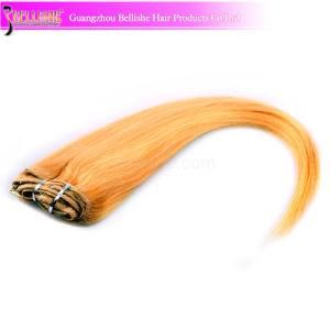 Unprocessed Virgin Brazilian Clip in Hair, Remy Human Hair Extension