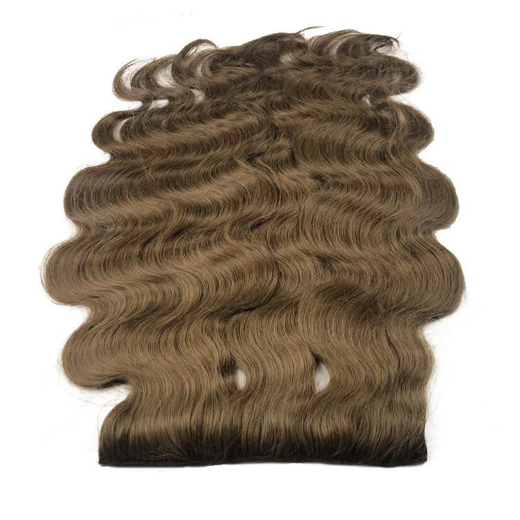 Cuticle Aligned Brazilian Body Wave Human Hair Halo Hair Extensions #2
