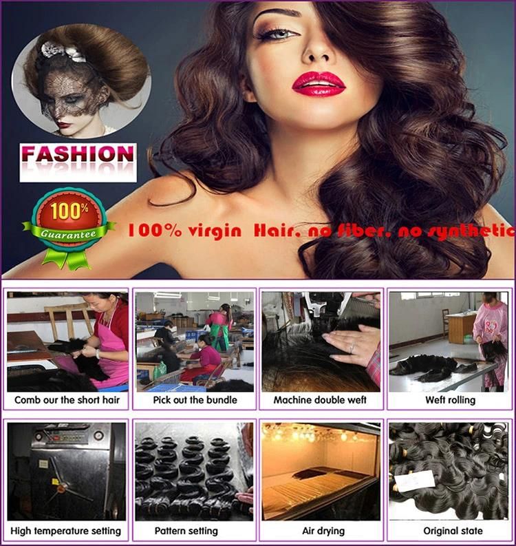 Factory Unprossed Brazilian Virgin Hair Body Wave, 100 Percent Human Hair