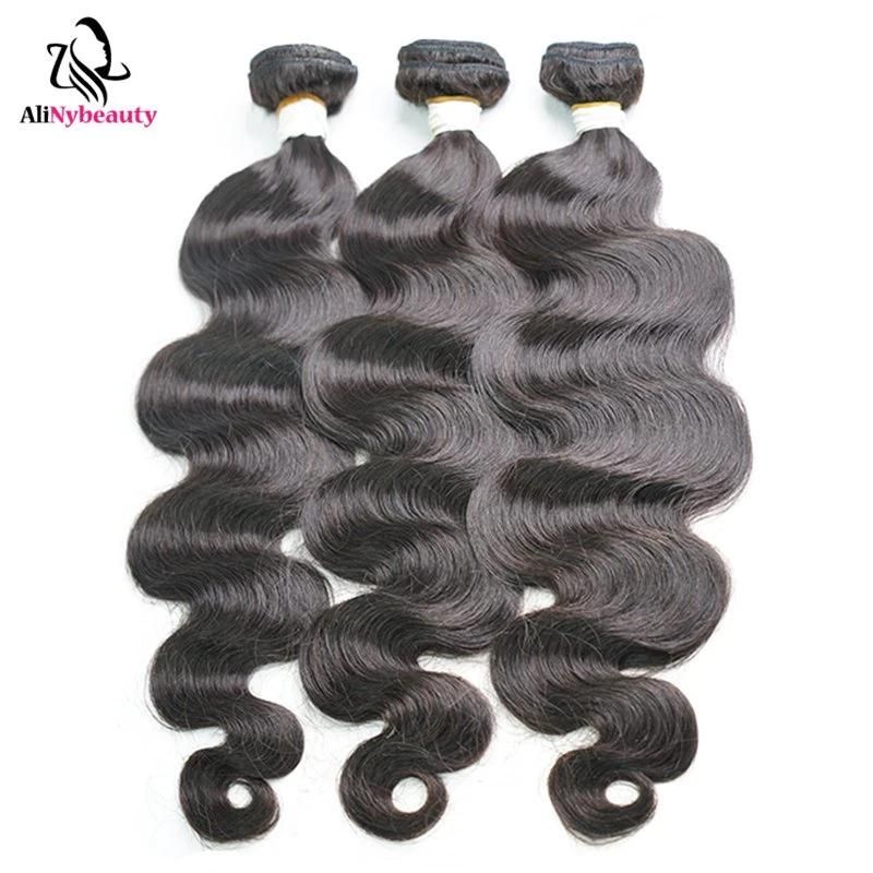 Alinybeauty Wholesale Price Virgin Indian Hair Raw Indian Hair Vendor Cuticle Aligned Hair Virgin Human Body Wave Hair Bundles Vendors