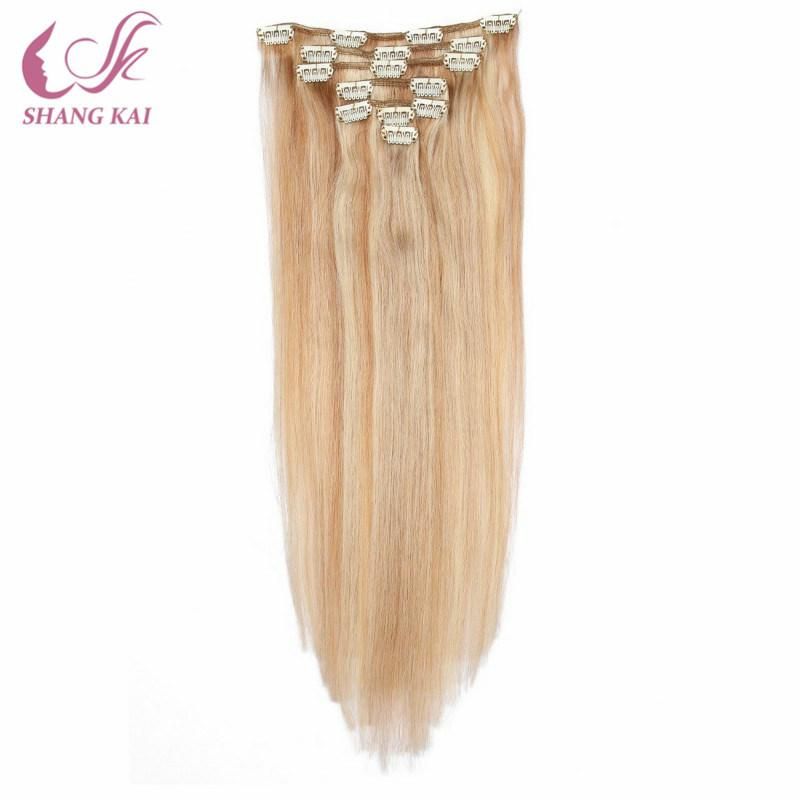 2020 Best Selling High Quality Cuticle Aligned Virgin Clip in Hair Extension