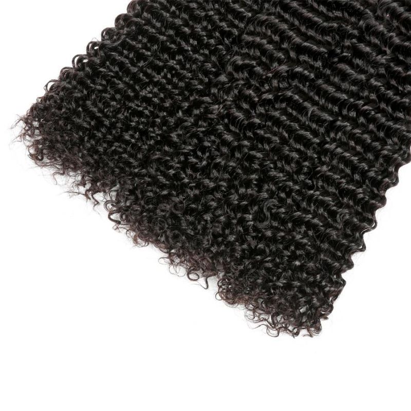 Alinybeauty Top Sales Human Virgin Hair Brazilian Kinky Curly Weft