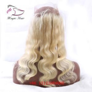 613 Blonde 360 Lace Frontal Body Wave Remy Brazilian Hair Full Lace Natural Hairline
