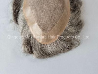 2022 Best Ventilated Fine Mono Base Human Hairpieces with Folded Lace Front Baby Hair Underventing