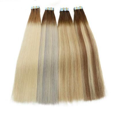 100% Remy Cuticle Russian Human Hair Tape Hair Extensions