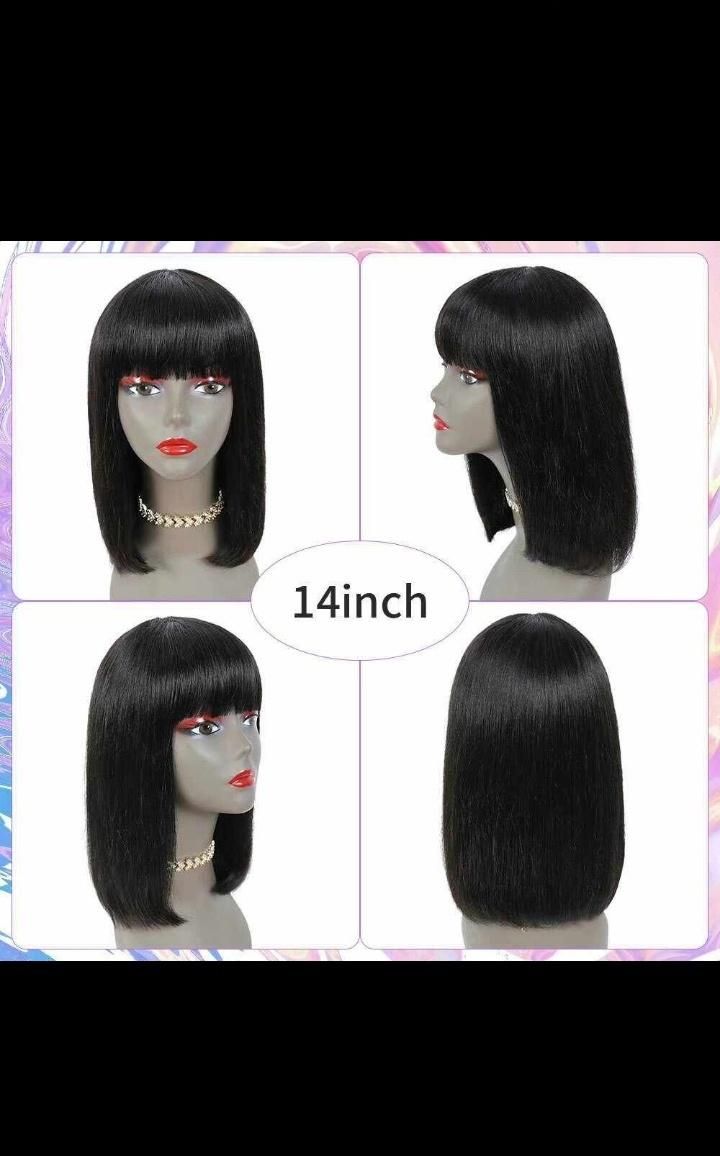 Factory Direct Sale Wholesale Price Wigs with Bang Hair Wigs