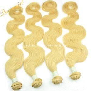 100% Raw Human Hair Cheap Body Wave Remy Blonde Peruvian Virgin Hair Extension
