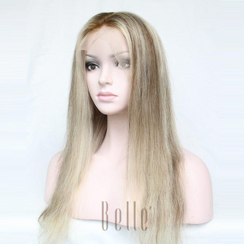 Belle Natural Parting 100% Human Virgin Hair Lace Front Wig