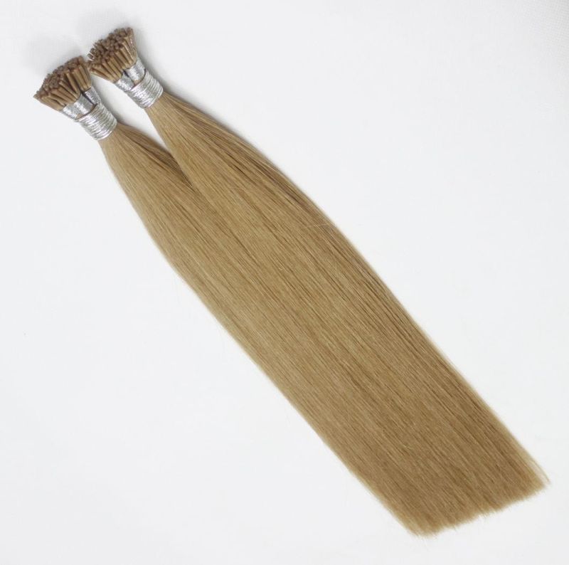 I-Tip Extensions Brazilian Straight Human Hair Bundles Brown Blonde Color Remy Human Hair Extensions